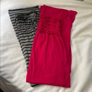 Twofer!! Strapless Maxi Dresses